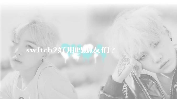 switch2好用吗朋友们?