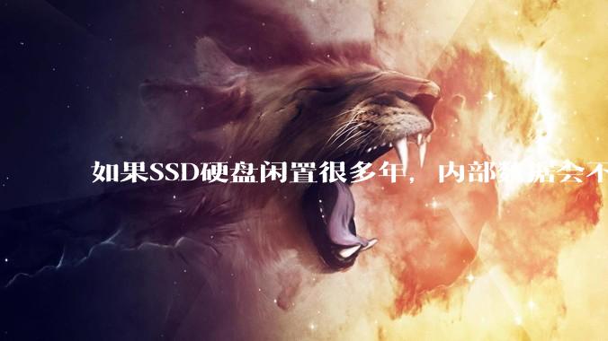 如果SSD硬盘闲置很多年，内部数据会不会丢失？